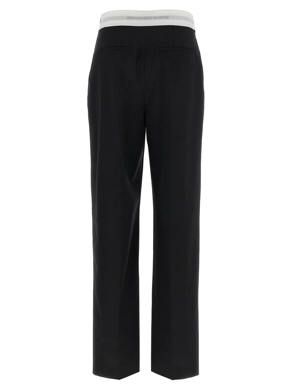 High-Waisted Pleated Pants