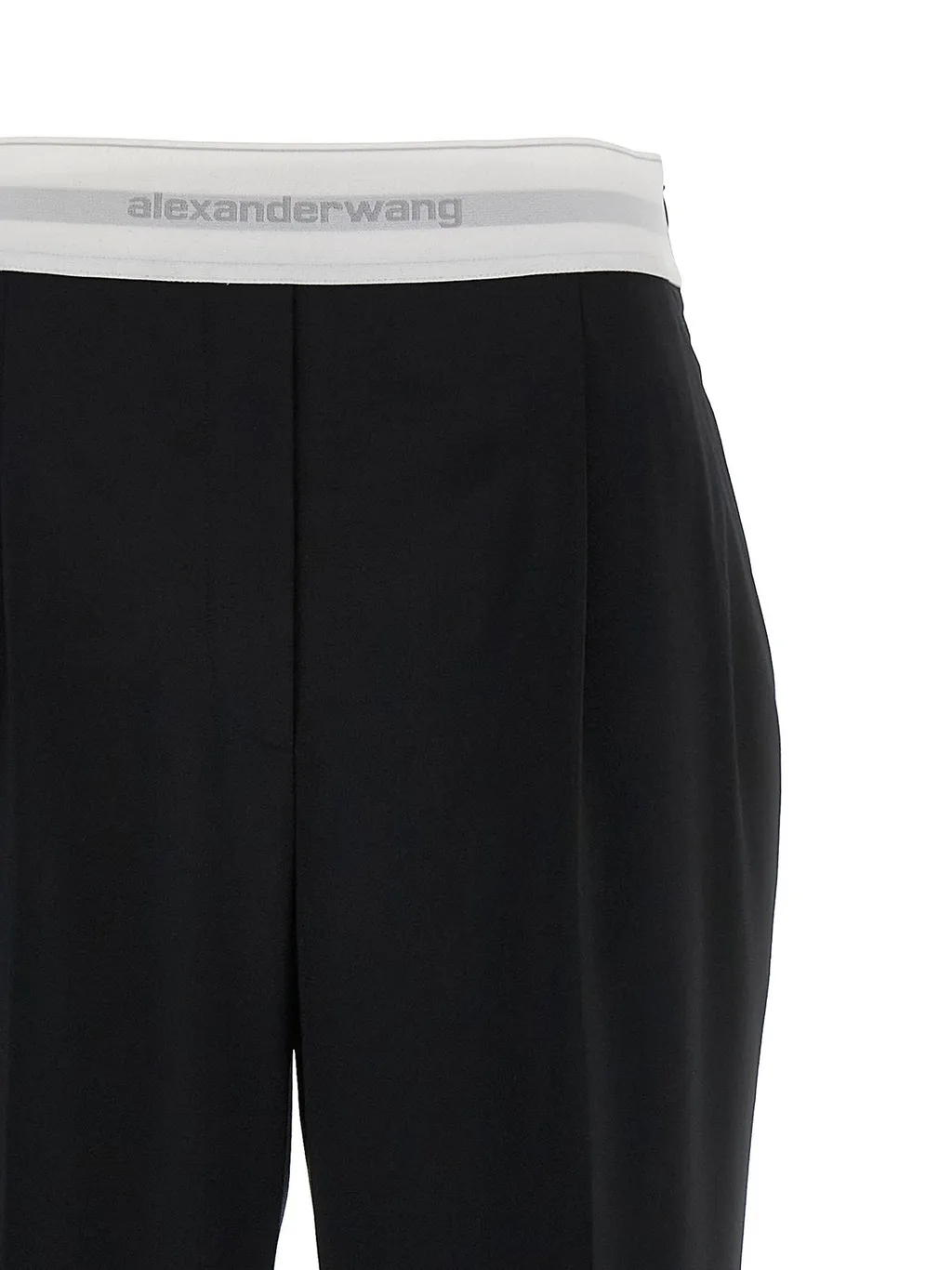 High-Waisted Pleated Pants
