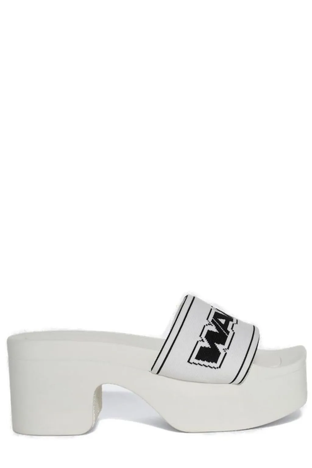 Logo Strap Platform Sandals