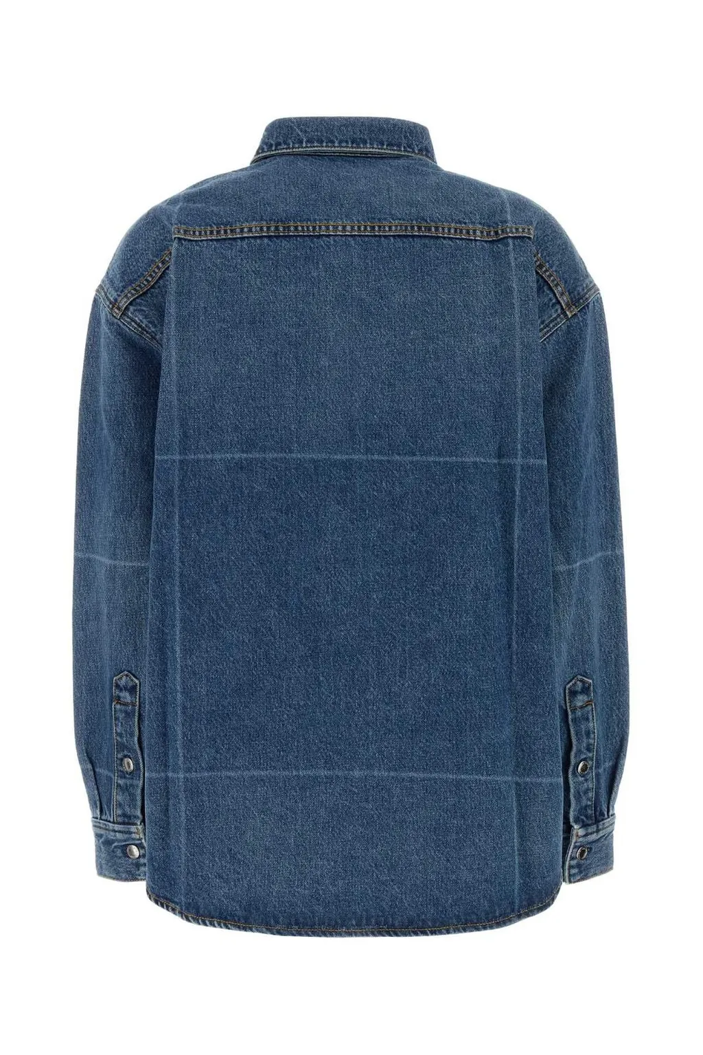 Vintage-Effect Denim Shirt