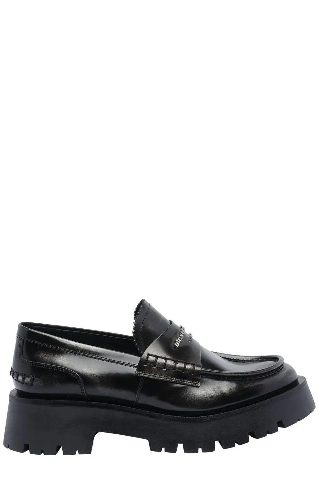 Logo-Lettering Loafers