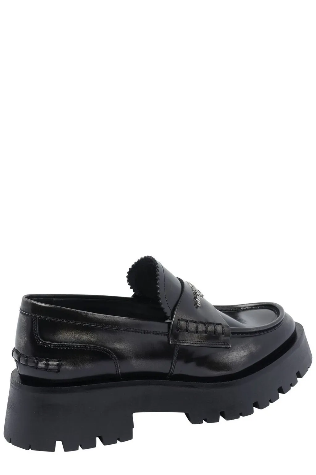 Logo-Lettering Loafers