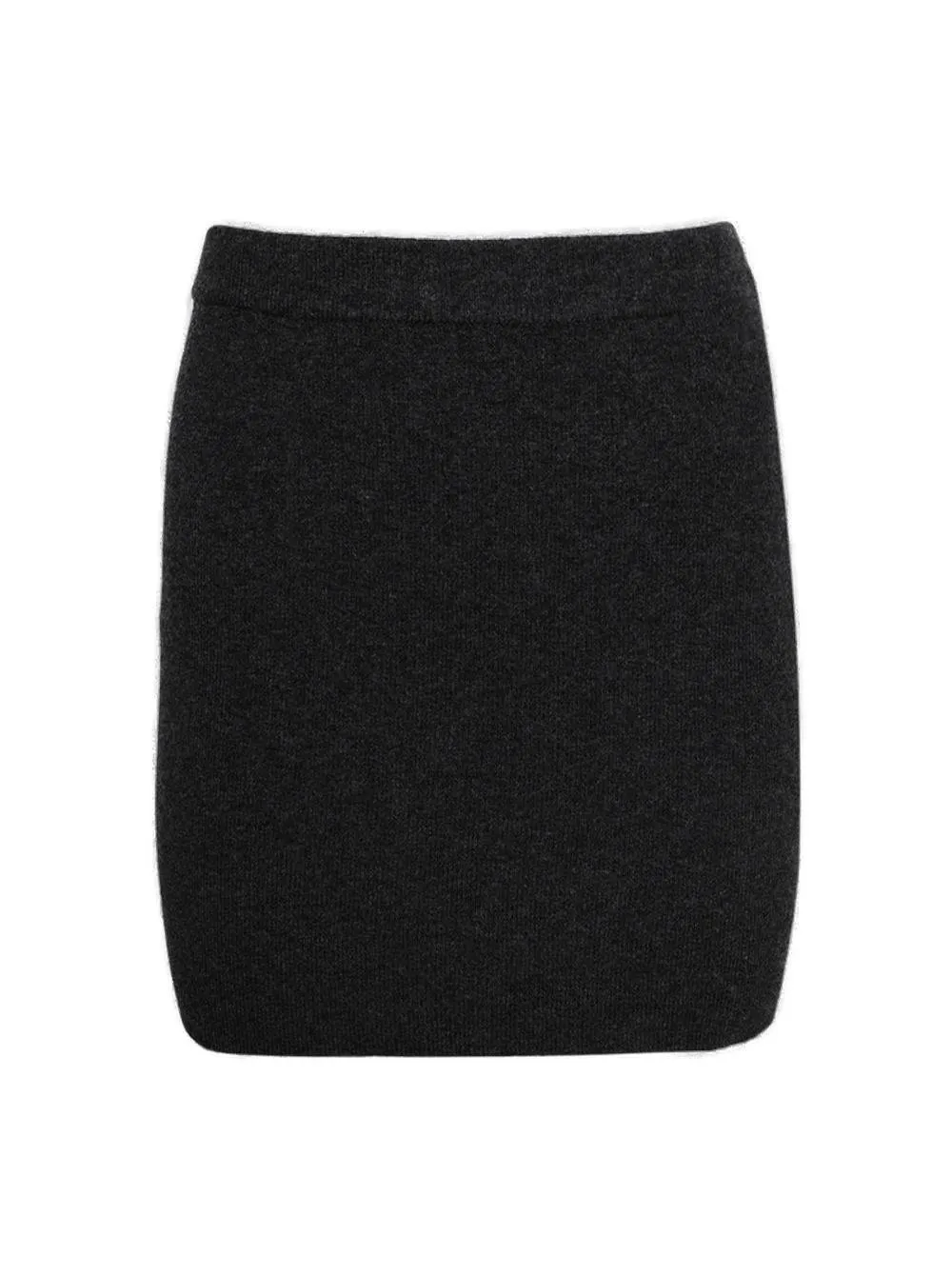 Logo-Patch Knitted Mini Skirt