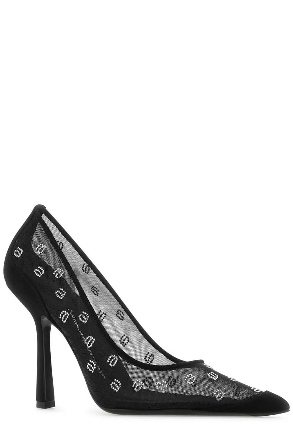 All-Over Motif Embellished Pumps