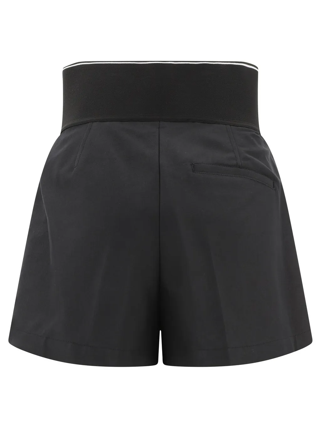 Logo Waistband High-Waist Shorts