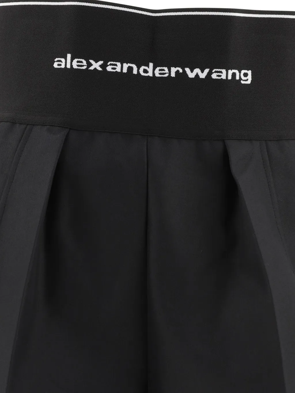 Logo Waistband High-Waist Shorts