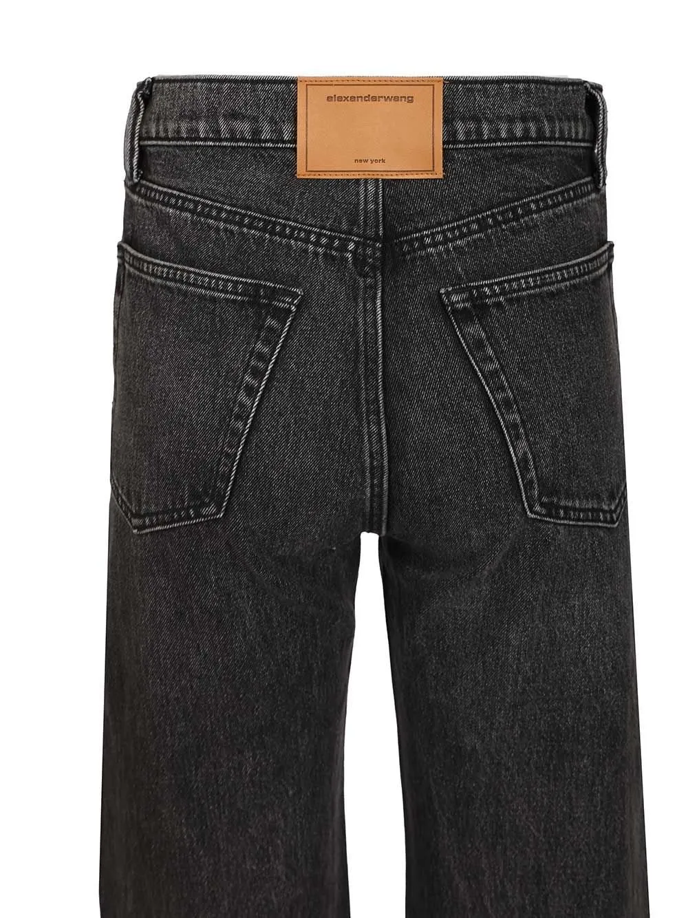 Mid-Rise Straight-Leg Jeans