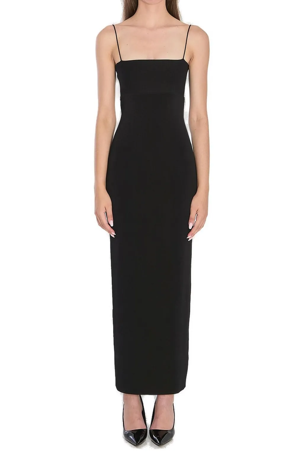 Logo Jacquard Slip Dress