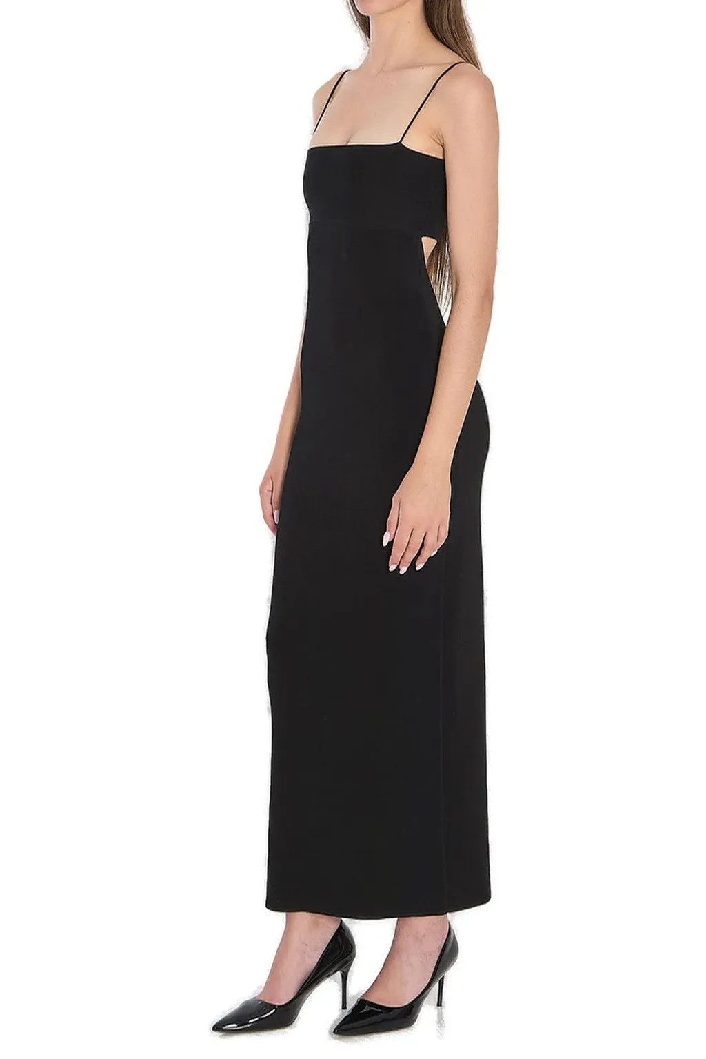 Logo Jacquard Slip Dress