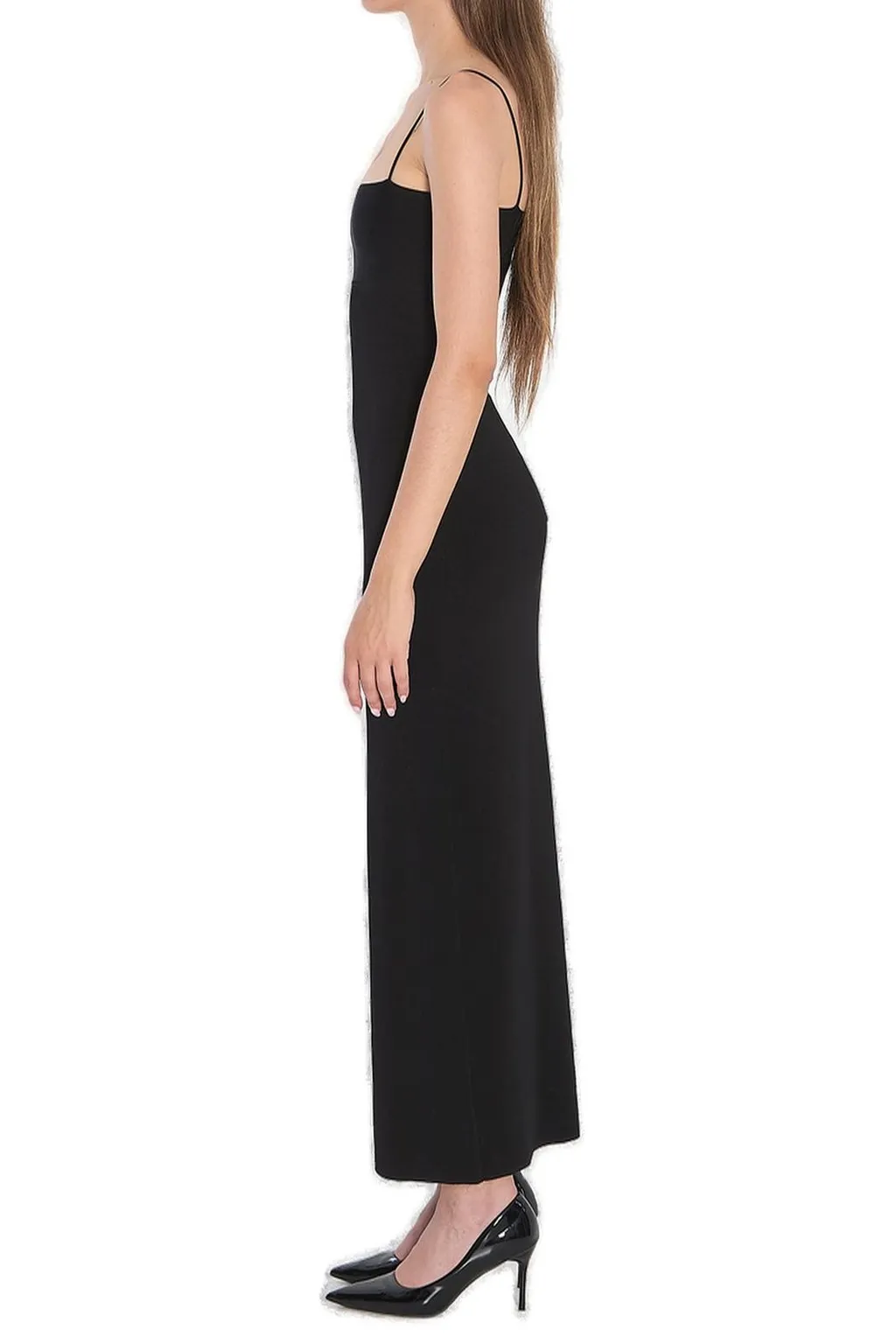 Logo Jacquard Slip Dress