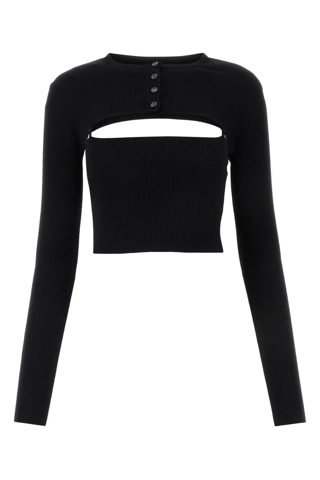 Cropped Knitted Top