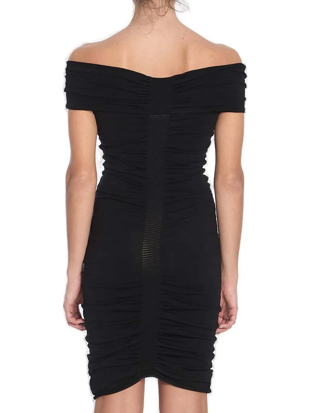 Off-Shoulder Ruched Dress