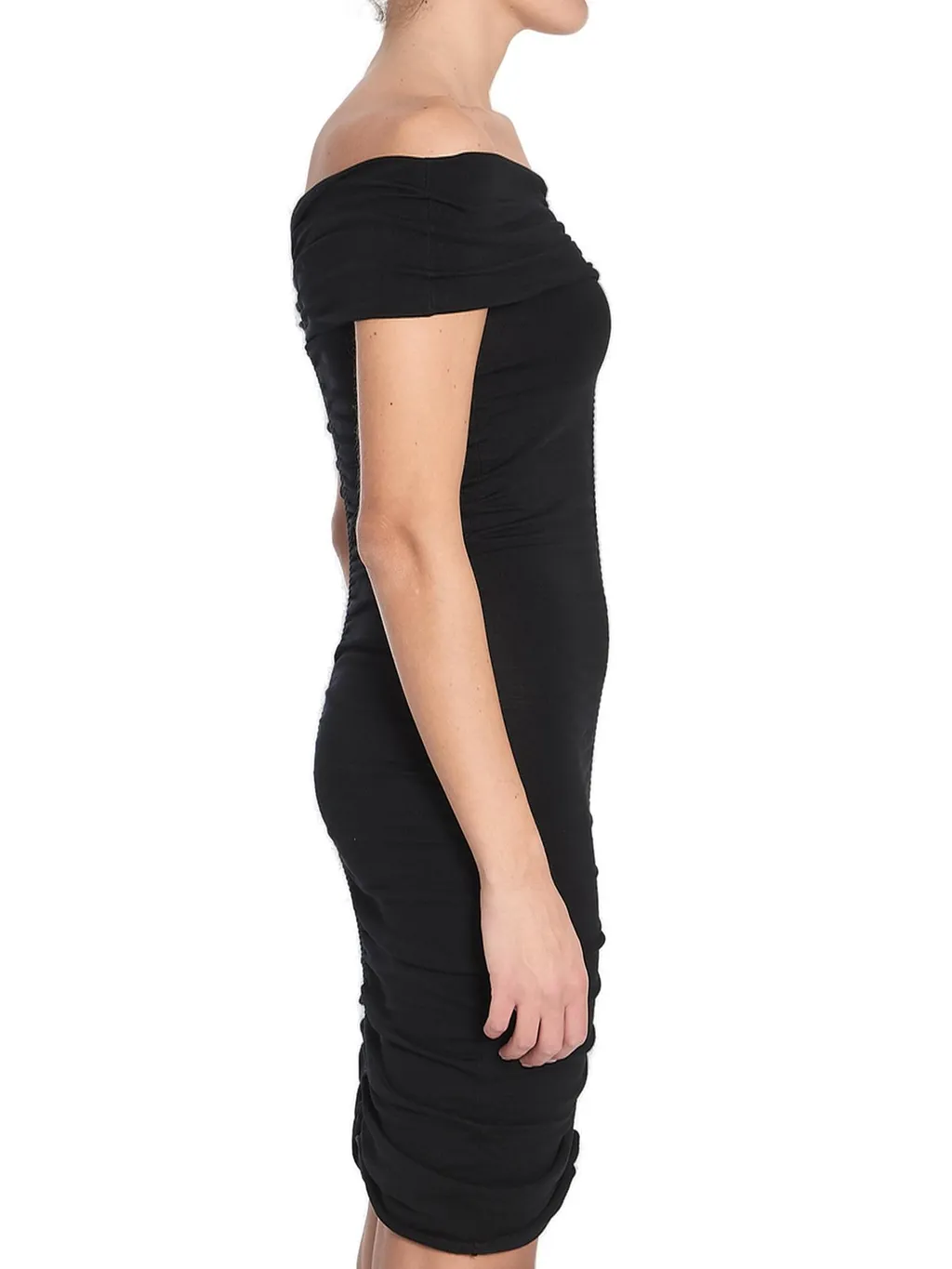 Off-Shoulder Ruched Dress