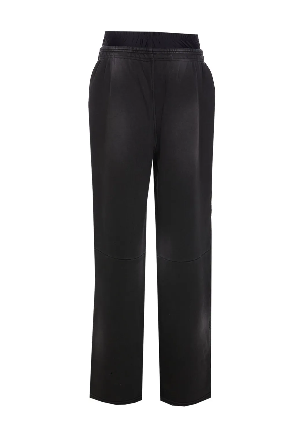 Layered Elasticated-Waist Pants