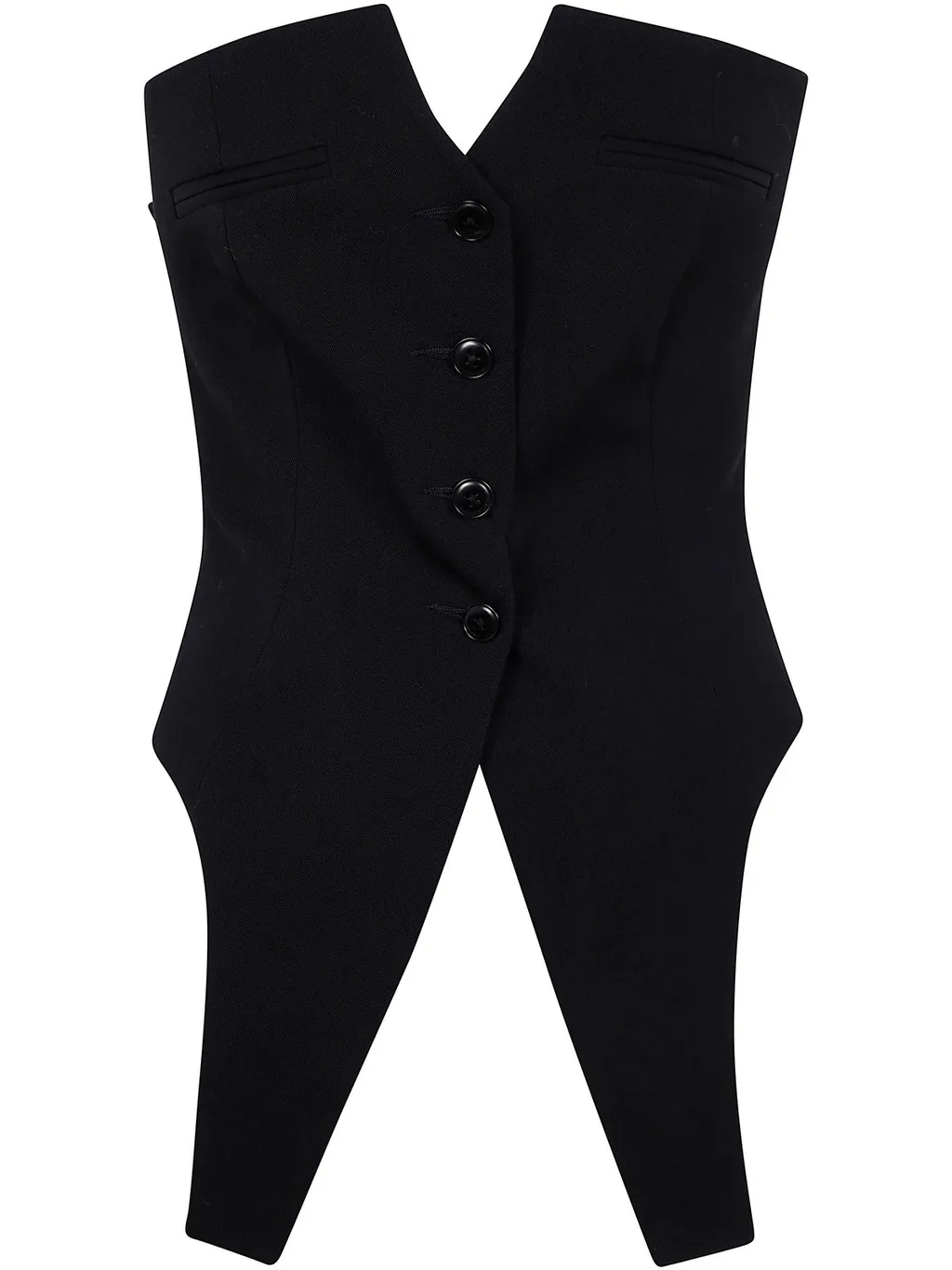 Button-Up Sleeveless Vest