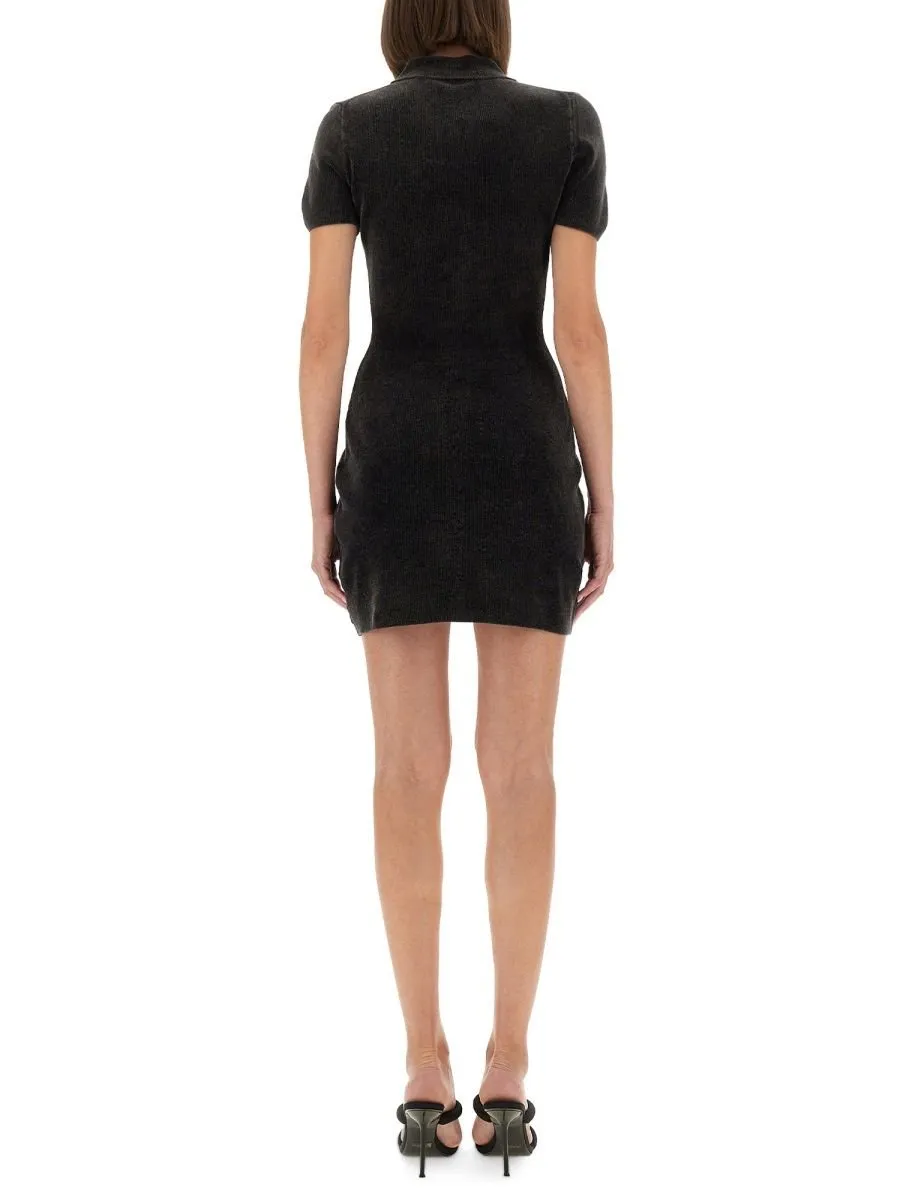 Short-Sleeved Mini Dress