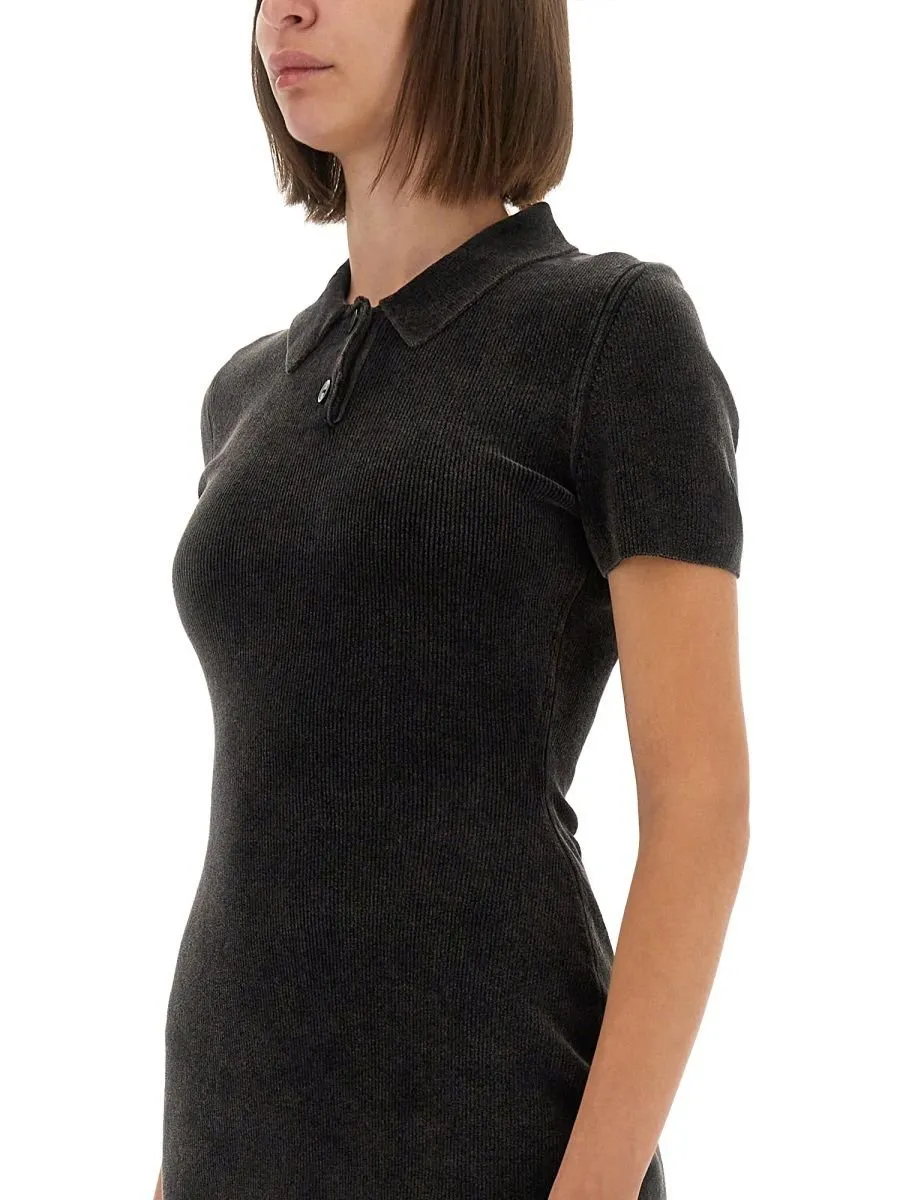 Short-Sleeved Mini Dress