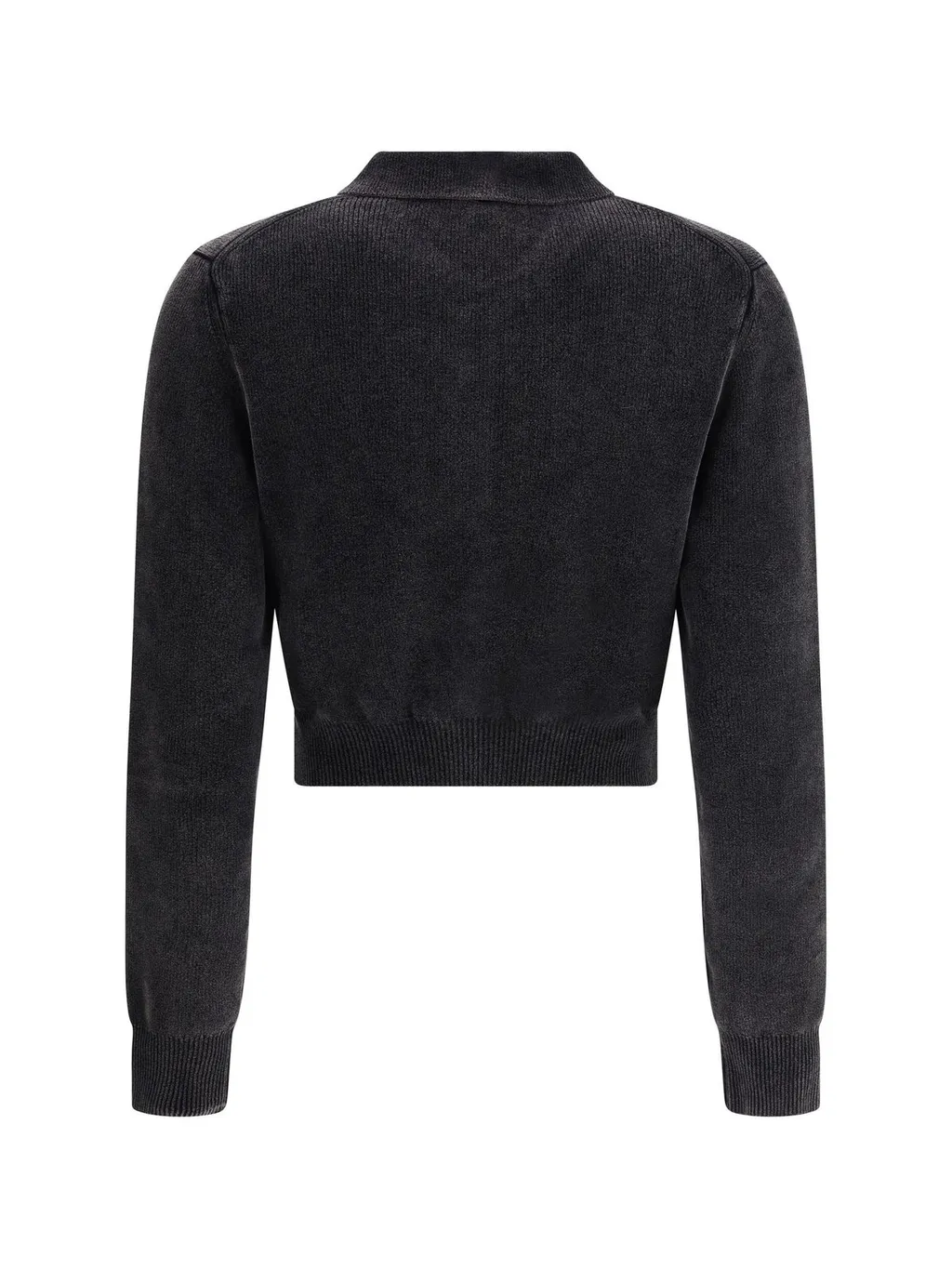 Cropped Polo Cardigan