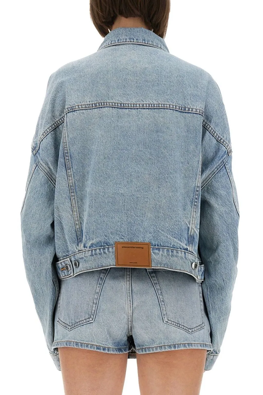 Button-Up Denim Trucker Jacket