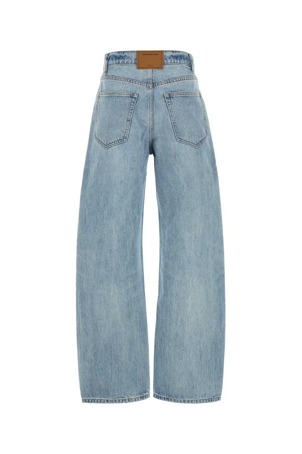 Mid-Waisted Wide-Leg Jeans