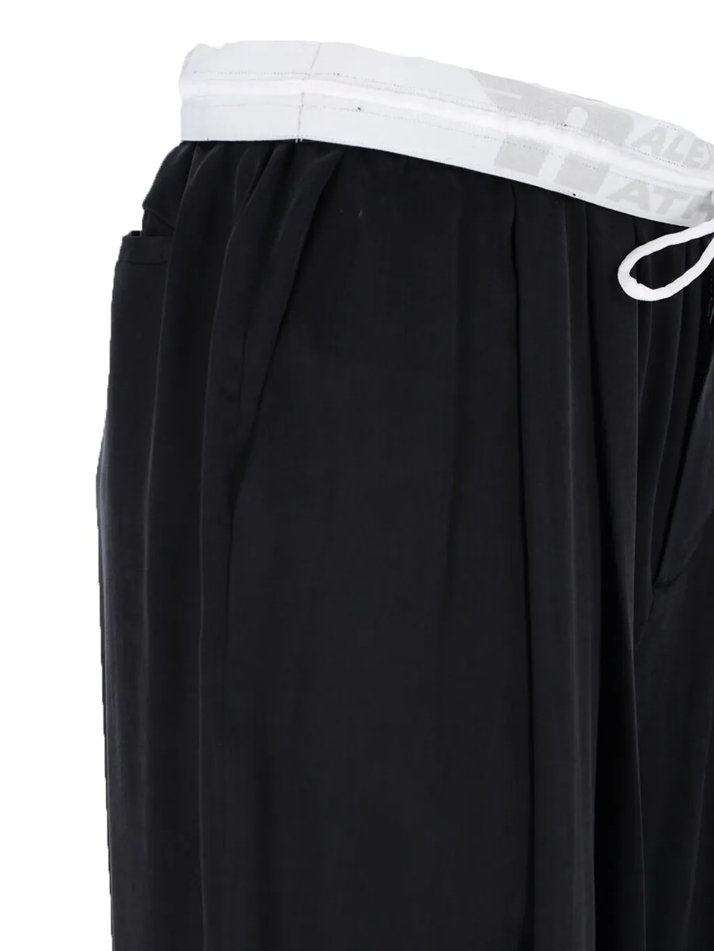 Turn-Down Waistband Pre-Styled Trousers