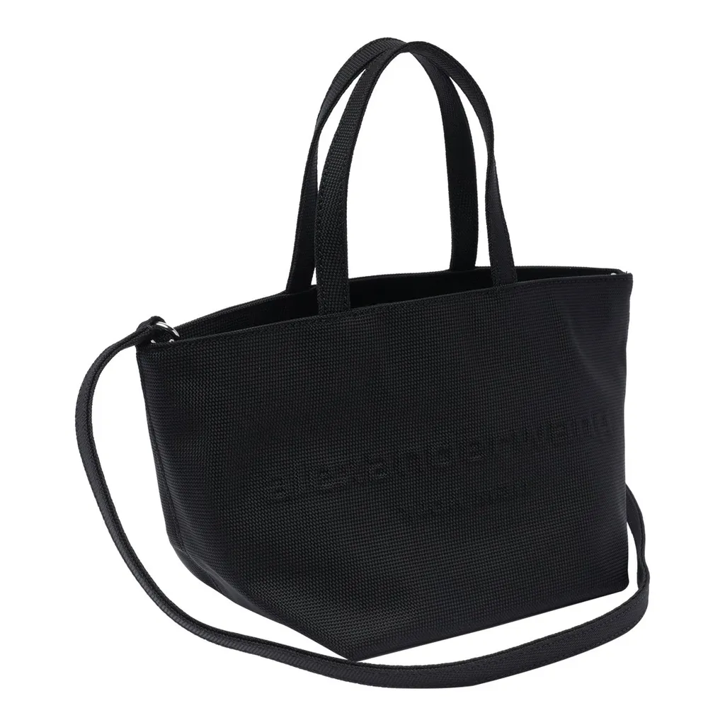 Logo Embossed Punch Small Tote Bag
