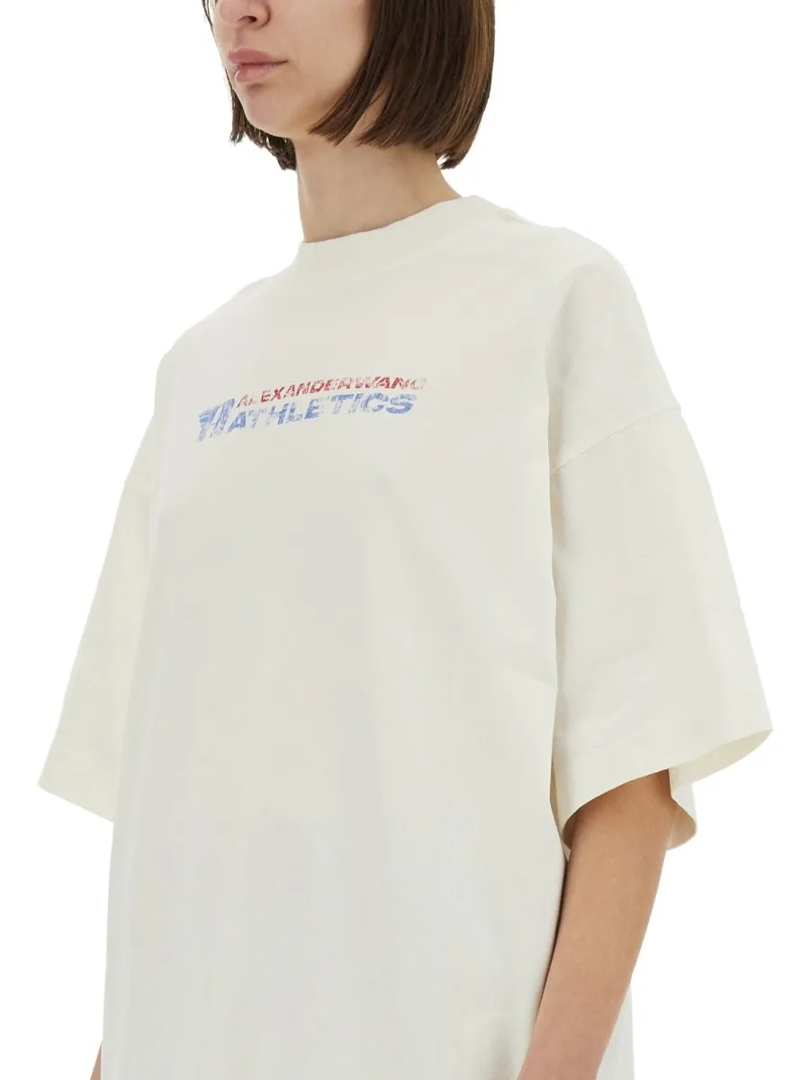 Logo Printed Crewneck T-Shirt