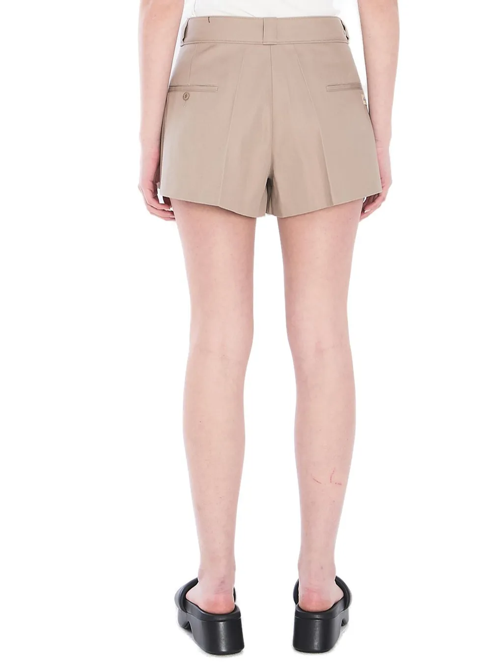 Box-Pleated Workwear-Inspired Shorts