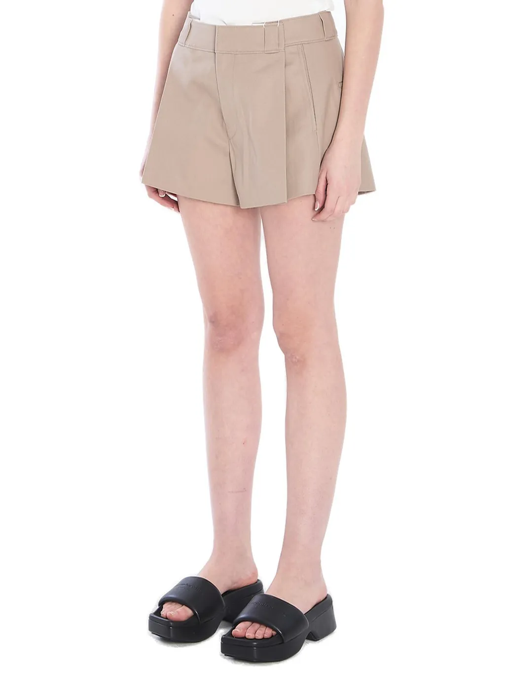 Box-Pleated Workwear-Inspired Shorts