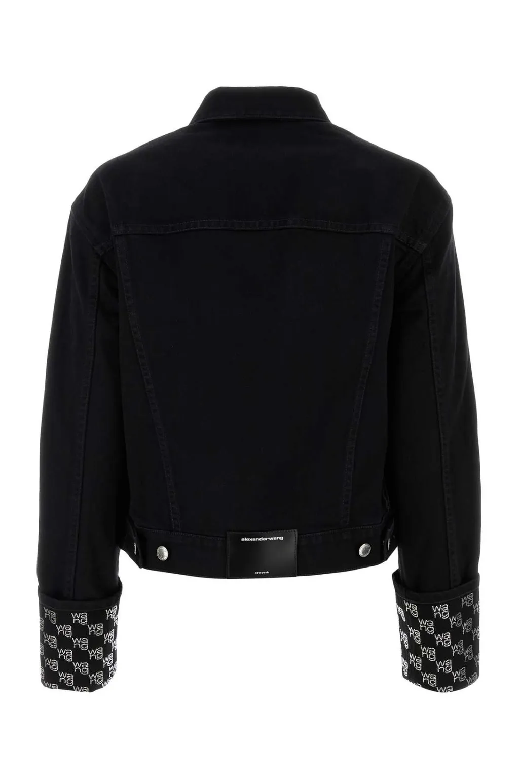 Long Sleeved Embellished Denim Jacket