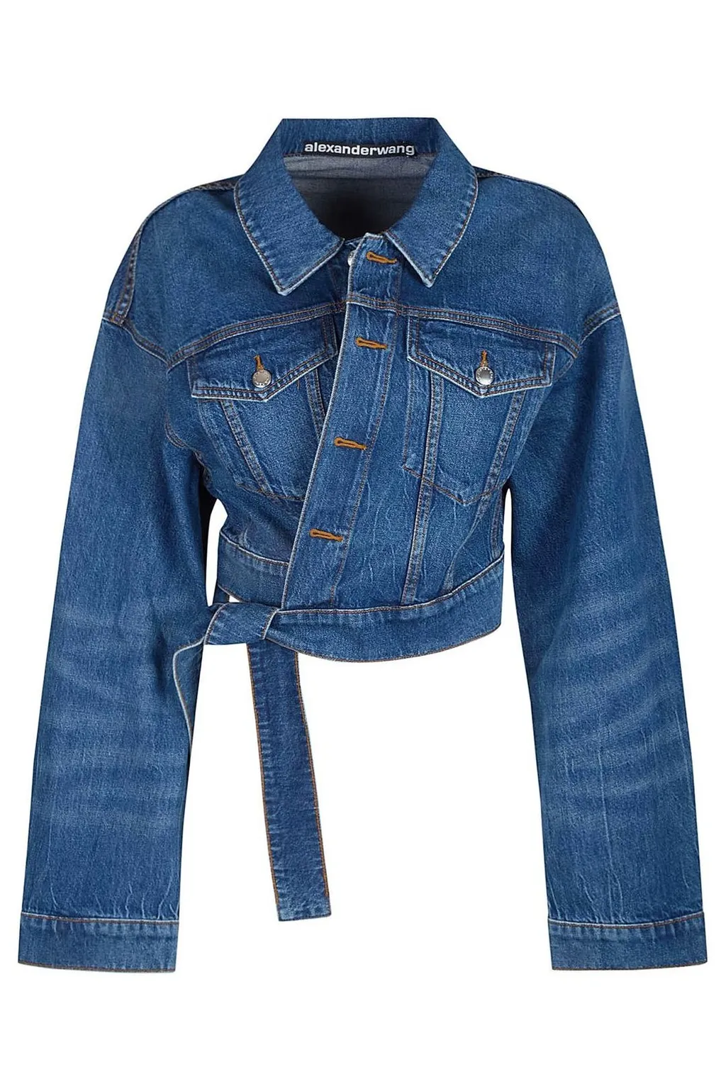 Wrapped Denim Jacket