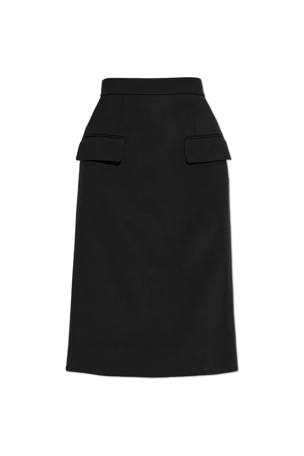 Gabardine Pencil Skirt