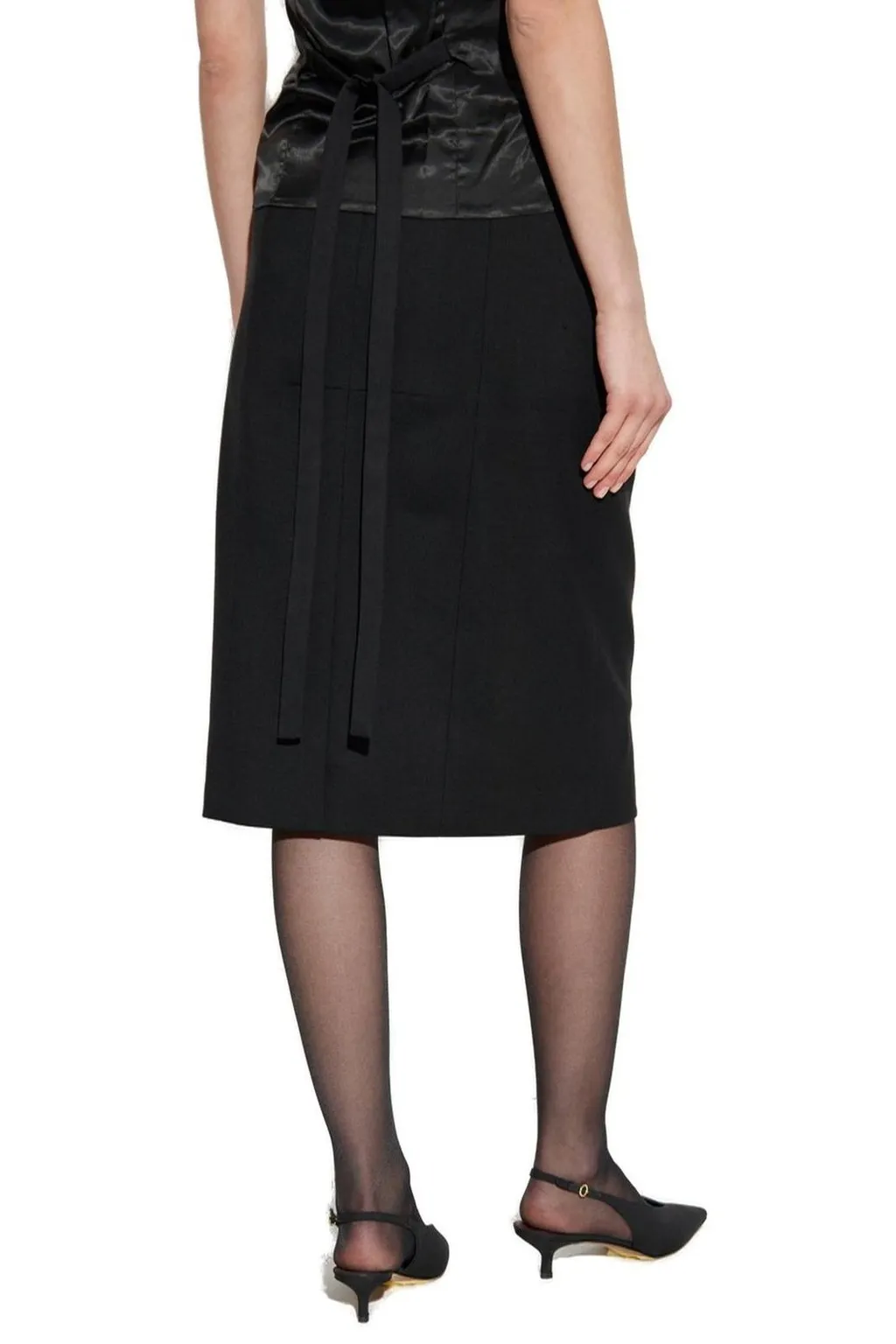 Gabardine Pencil Skirt