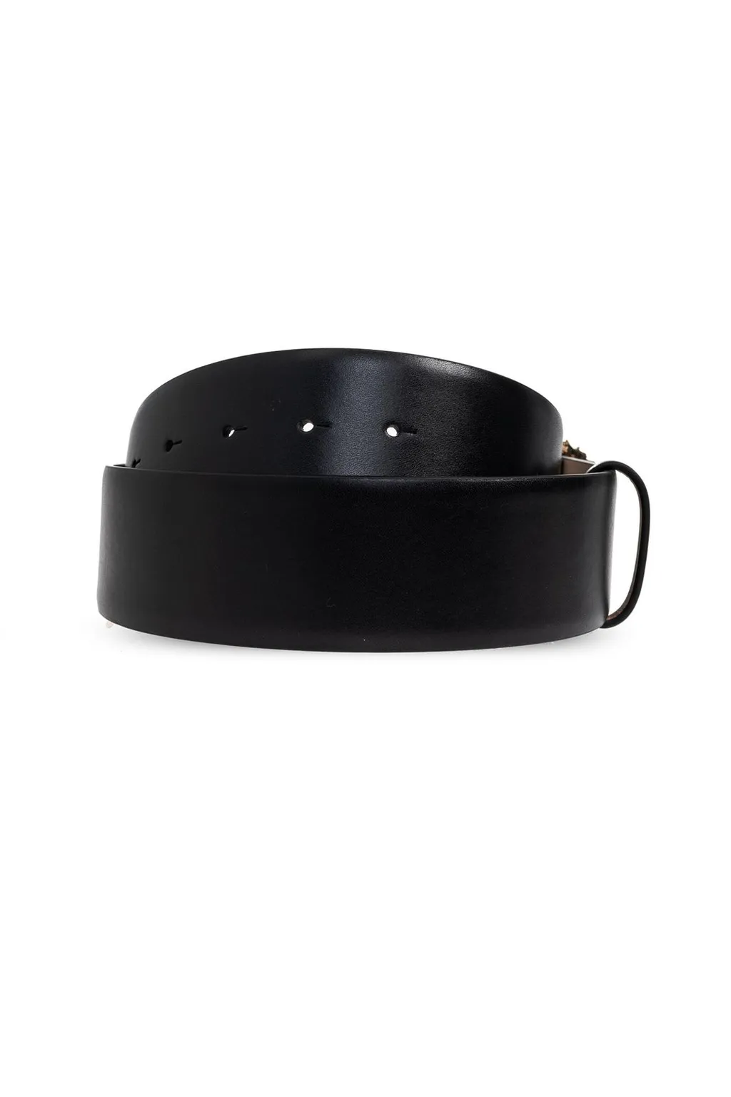 Crystal-Embellished Buckle Belt
