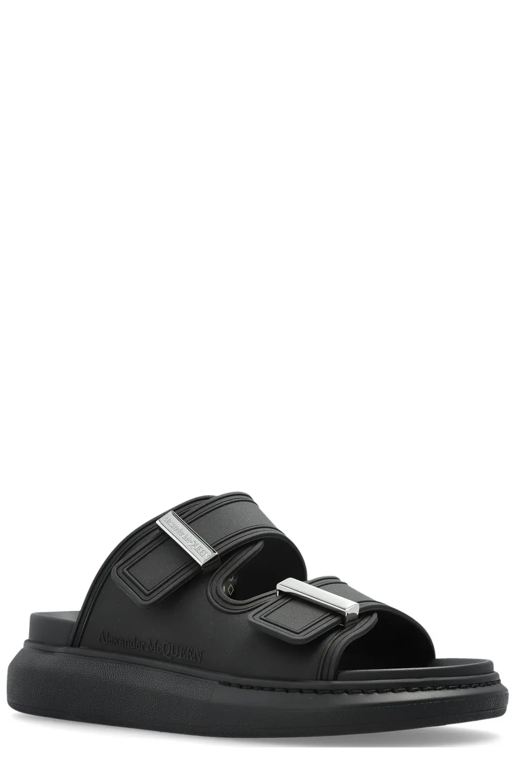 Double Strap Slip-On Sandals