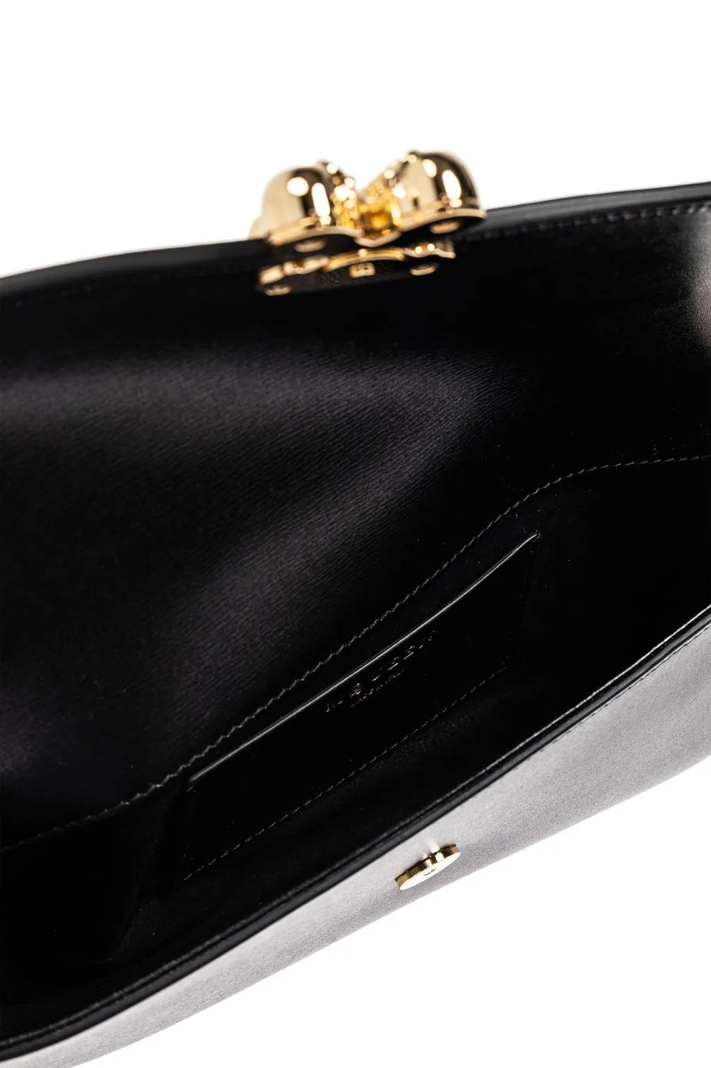 Small Skull Flower Embellished Shoulder Bag