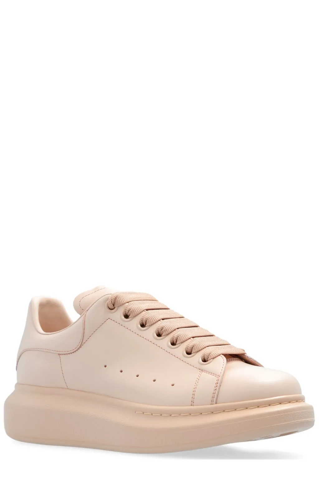 Round Toe Laced Sneakers