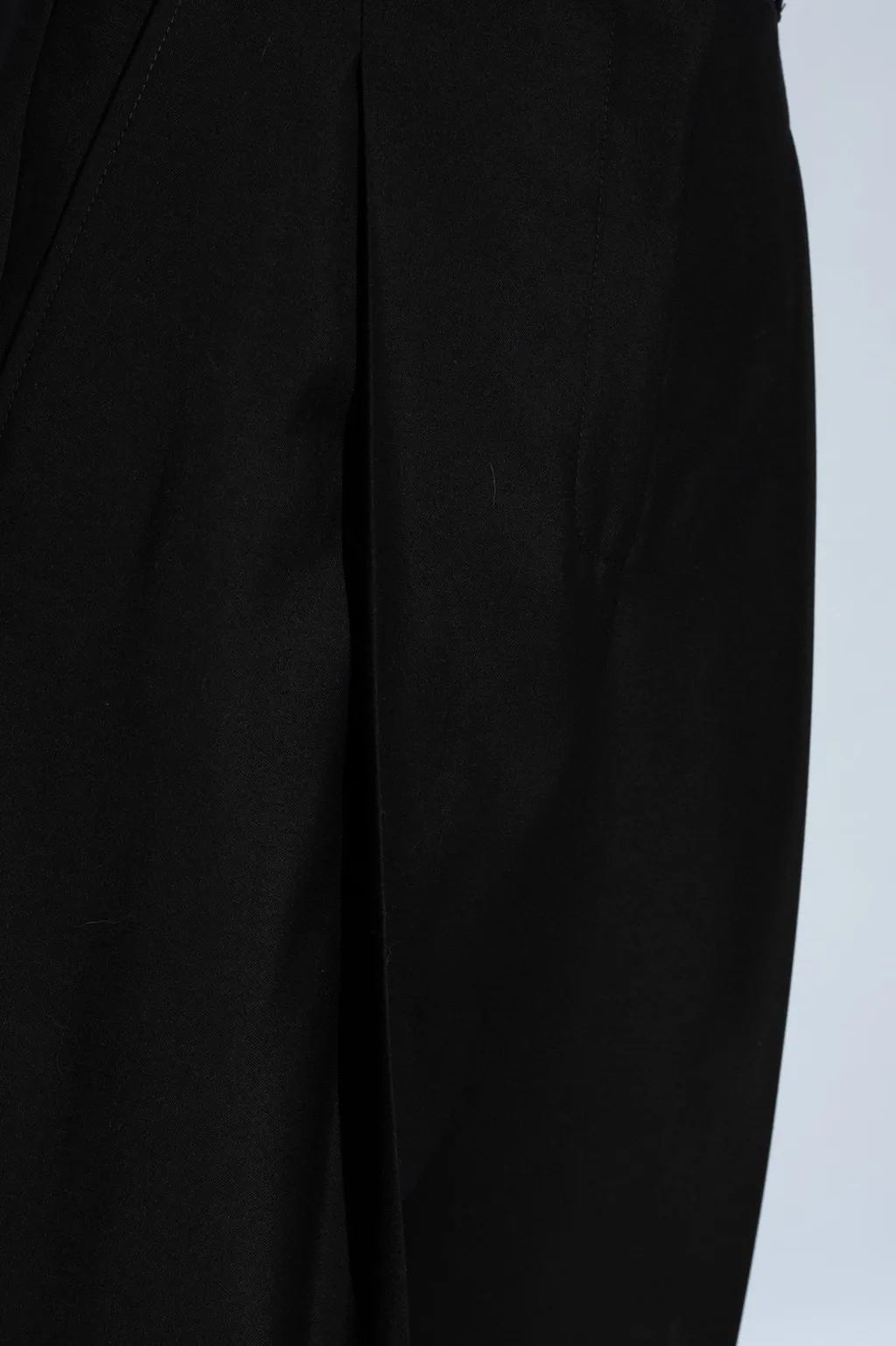 Pleat Front Tapered-Leg Trousers
