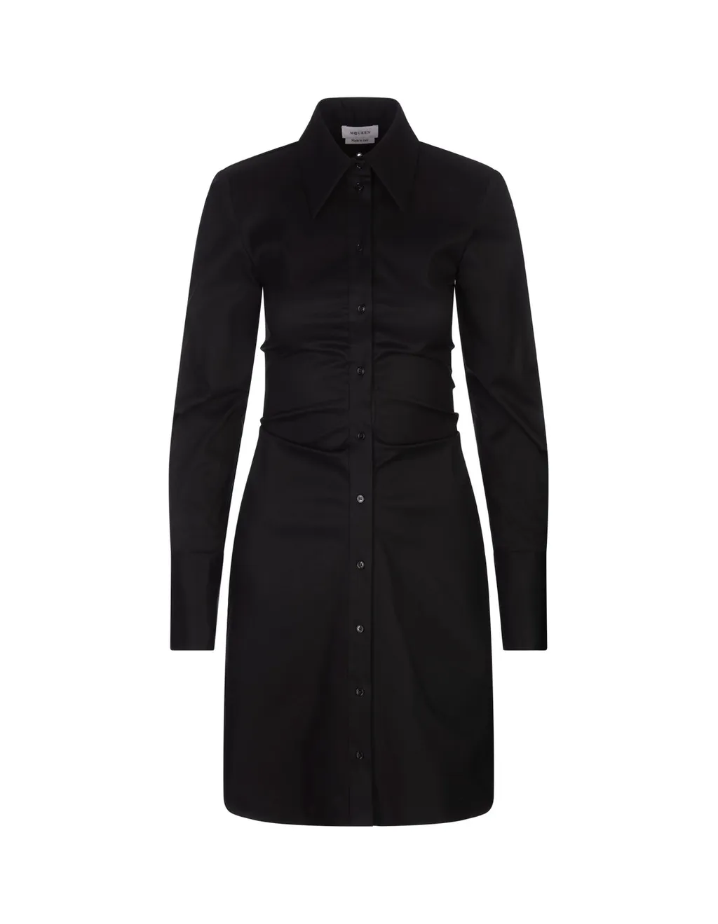 Gathered Shirt Dress