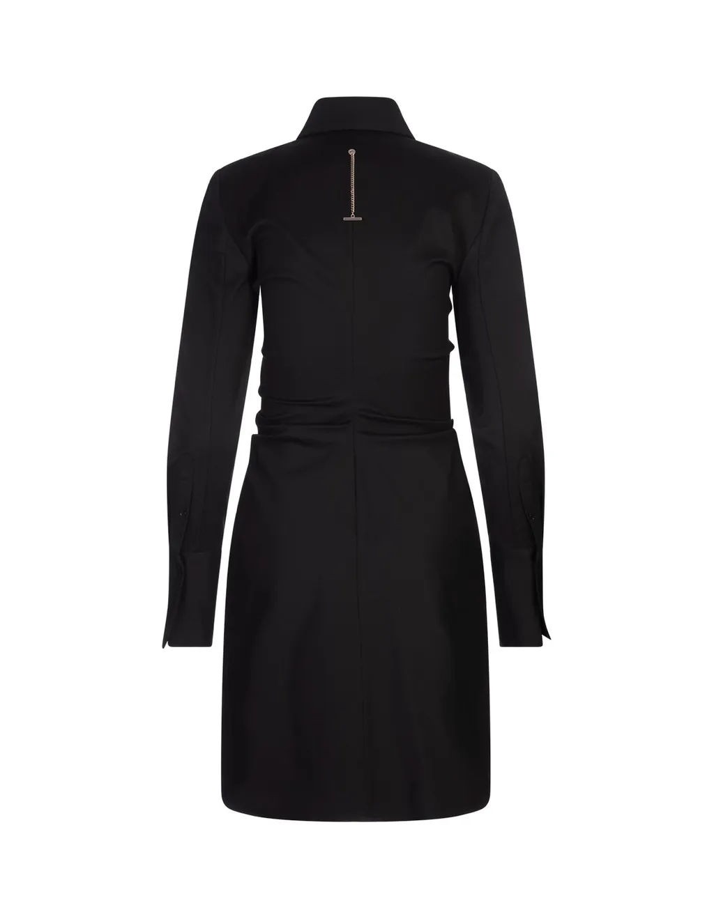 Gathered Shirt Dress