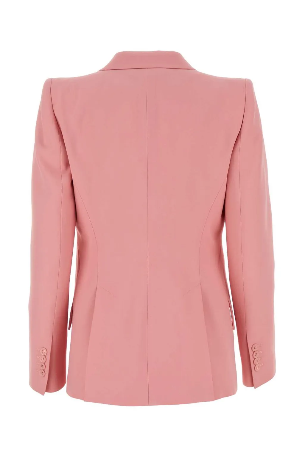 Peak Shoulder-Pad Single Breasted Blazer
