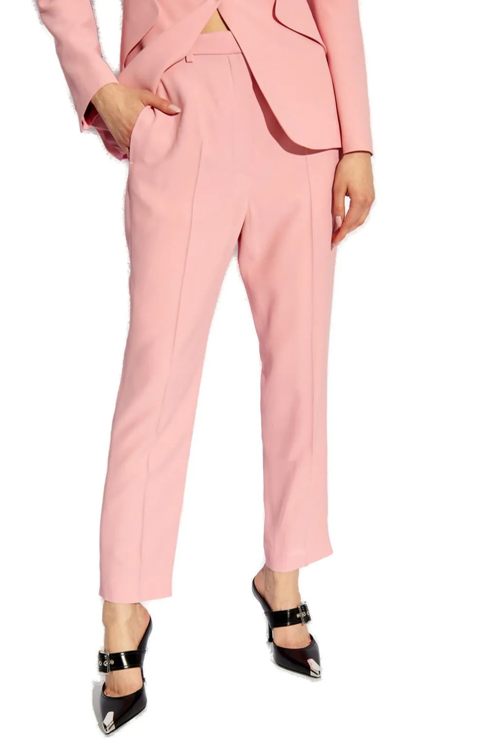 High-Rise Straight Leg Pants