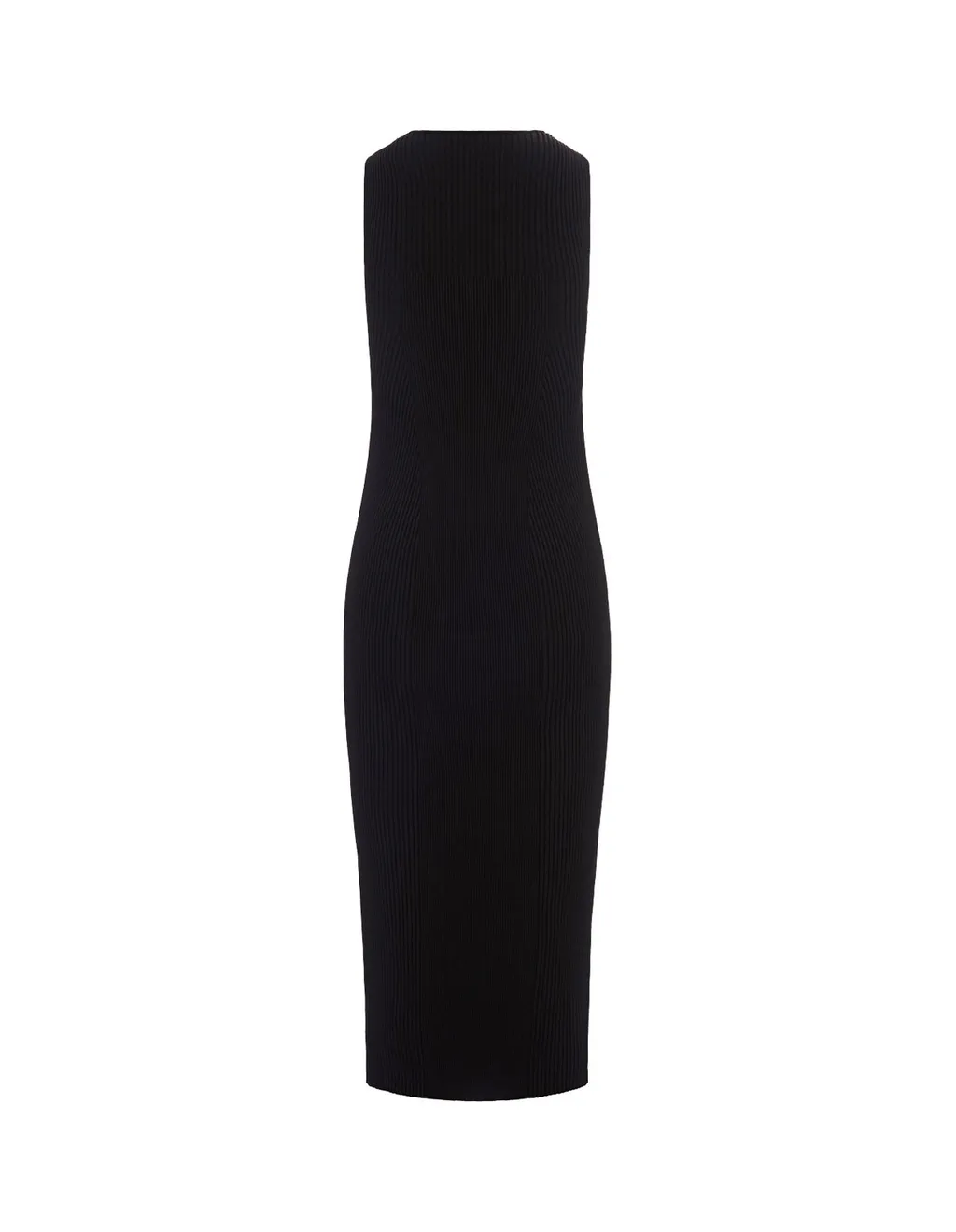 Cut-Out Knitted Sleeveless Dress