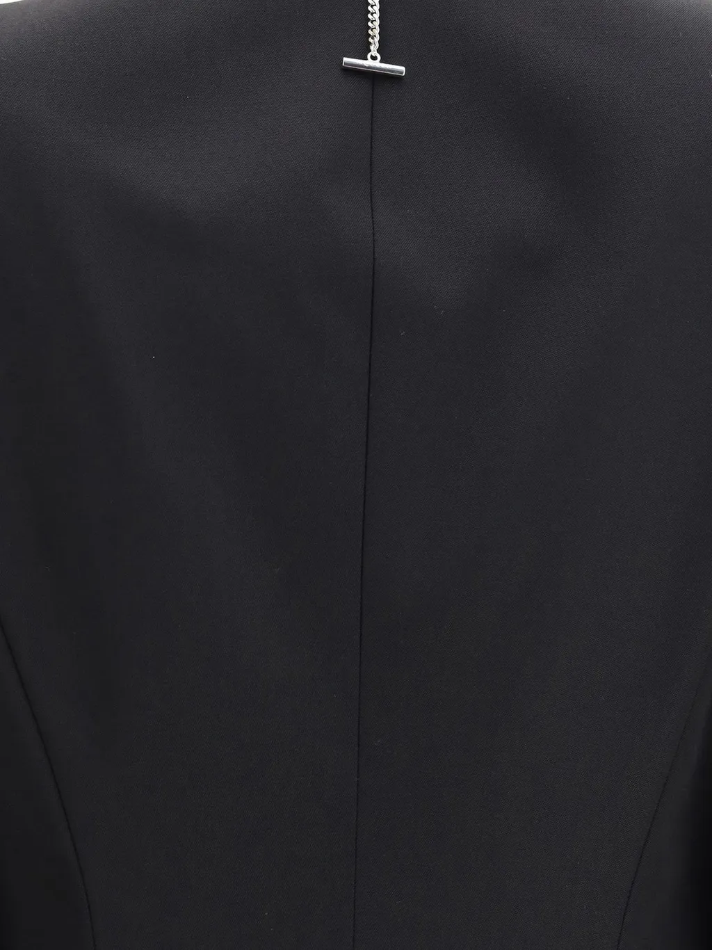 T-Bar Detailed Single Breasted Blazer