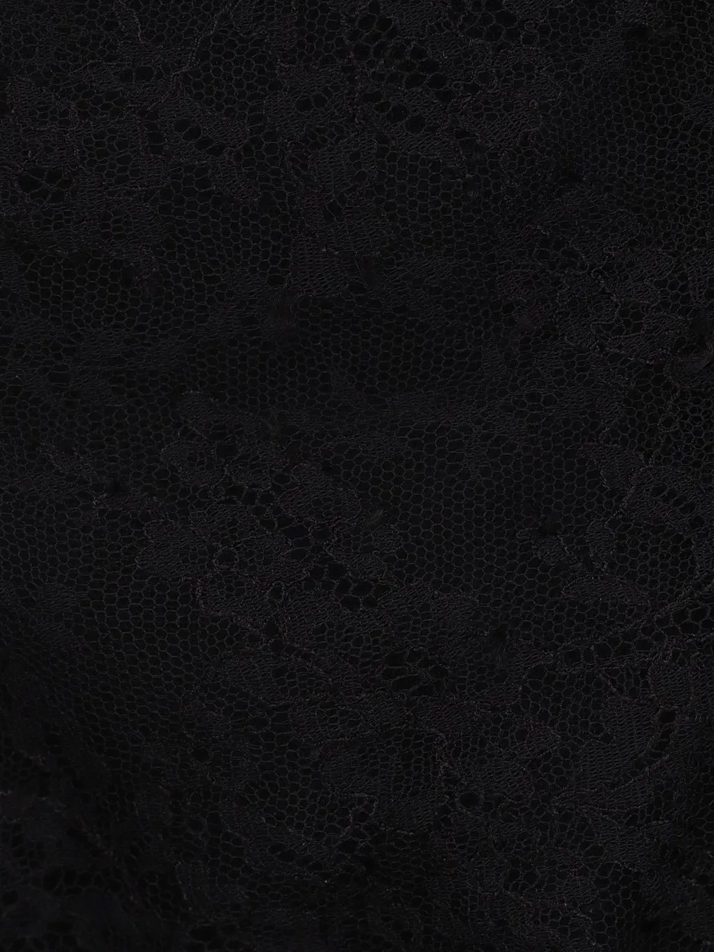 High-Neck Floral Lace Top