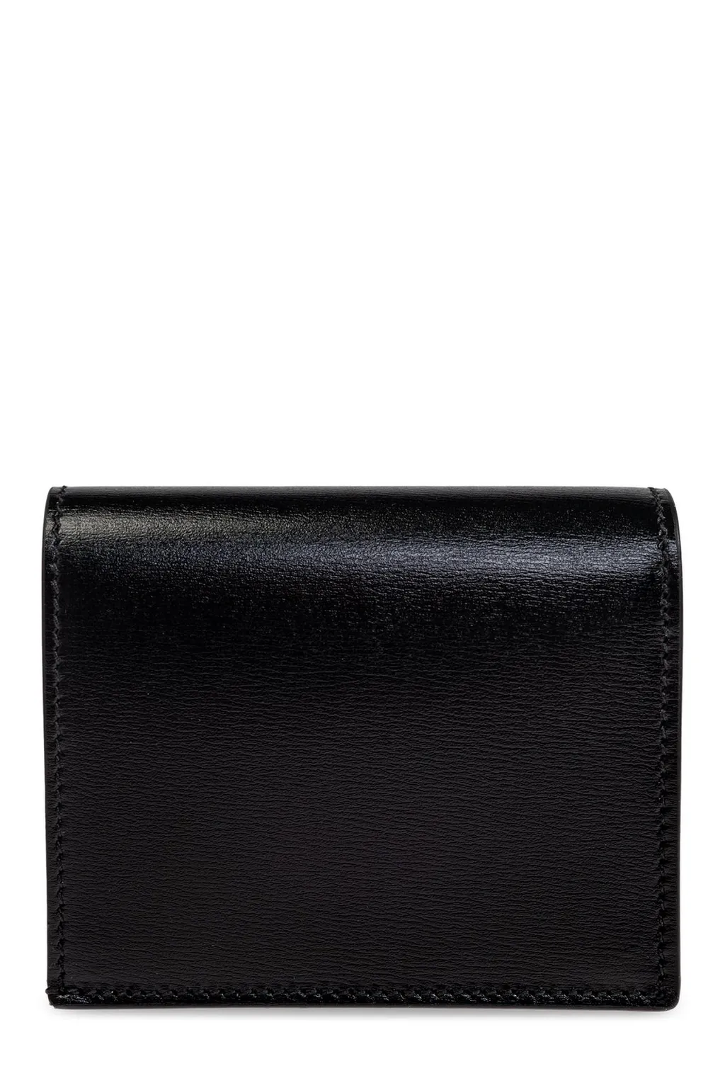 Logo Plaque Compact Wallet