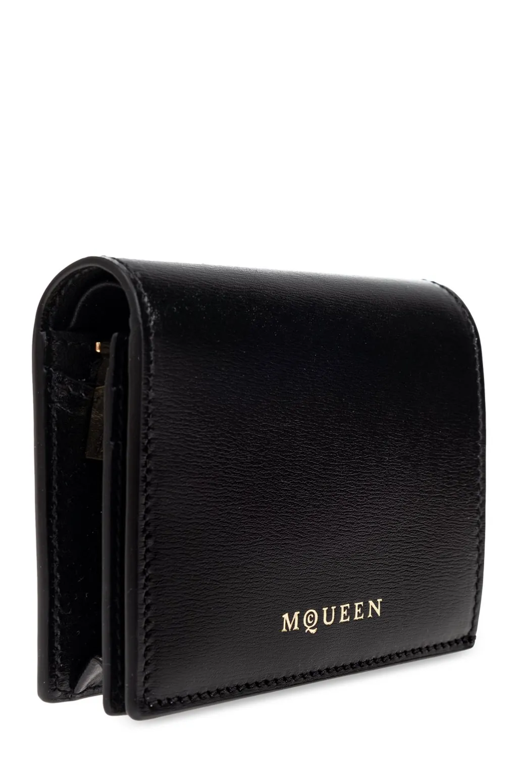 Logo Plaque Compact Wallet