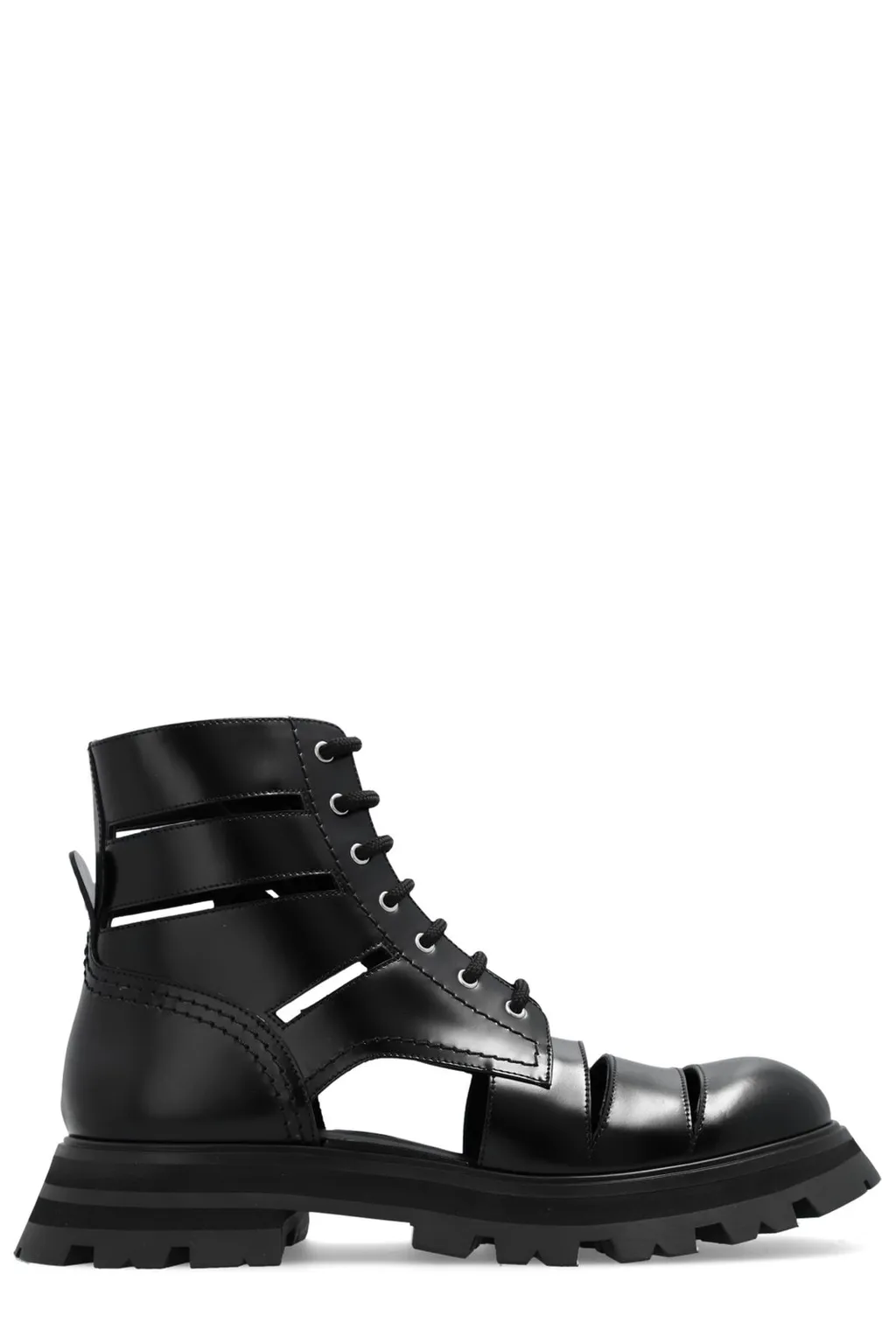 Lace-Up Ankle Boots