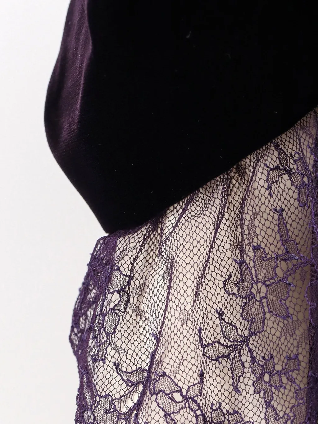 Ruffled Velvet Dress