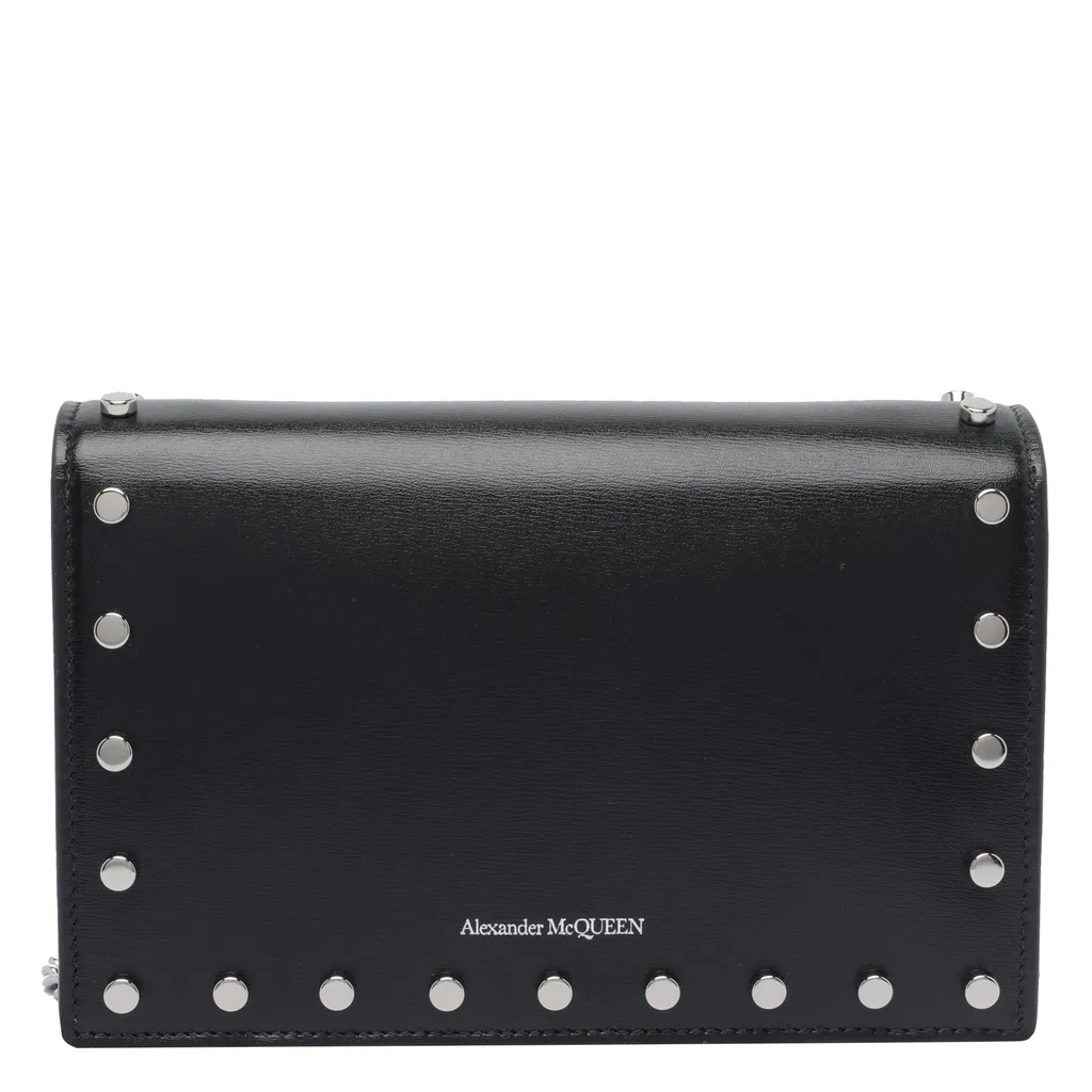 Small Skull Studded Shoulder Bag